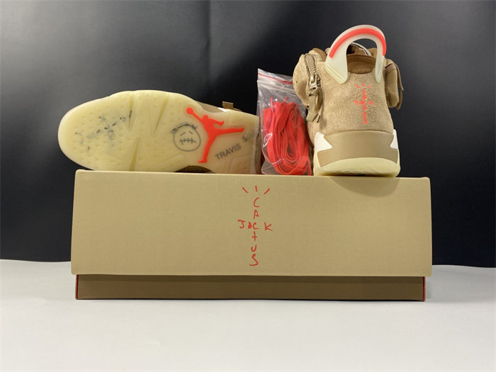 Jordan6 Travis Scott British Khaki DH0690-200