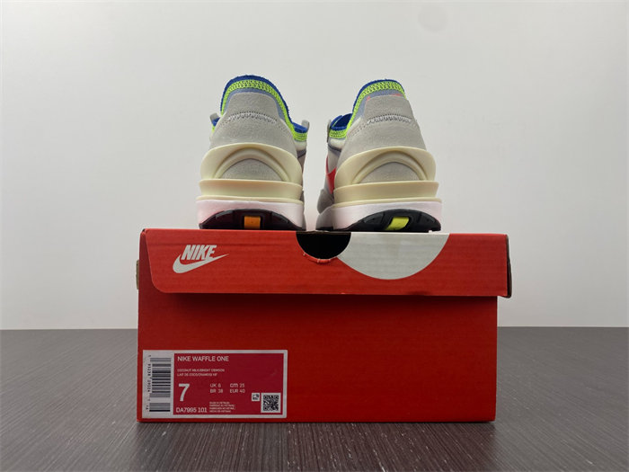 Nike Waffle One Coconut Milk Crimson Royal