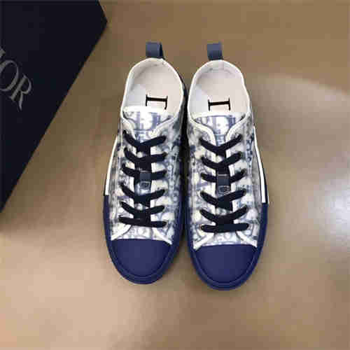 DR B23 LOW TOP OBLIQUE SNEAKER BLUE