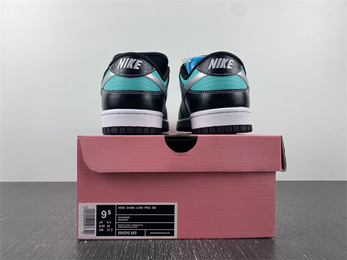 nike sb dunk low Di*m*nd supply co. aqua blue 304292-402
