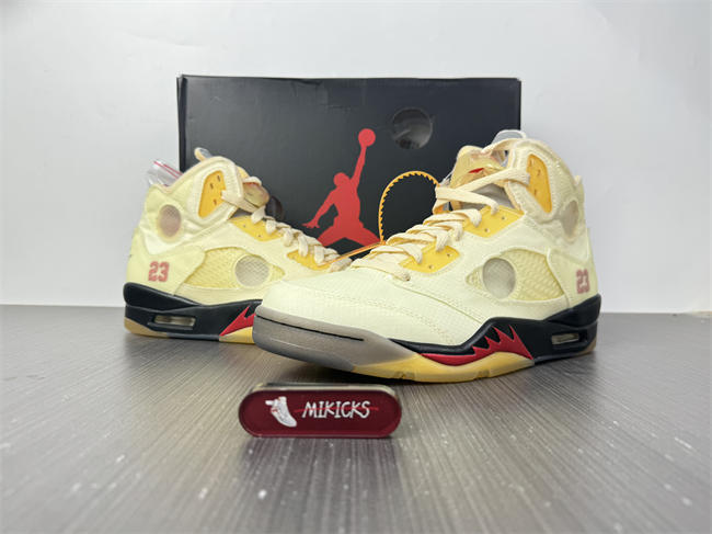 Air Jordan 5 Off-White Sail DH8565-100