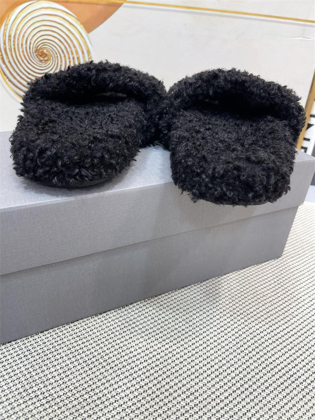 Balenciaga Furry Slide Sandal