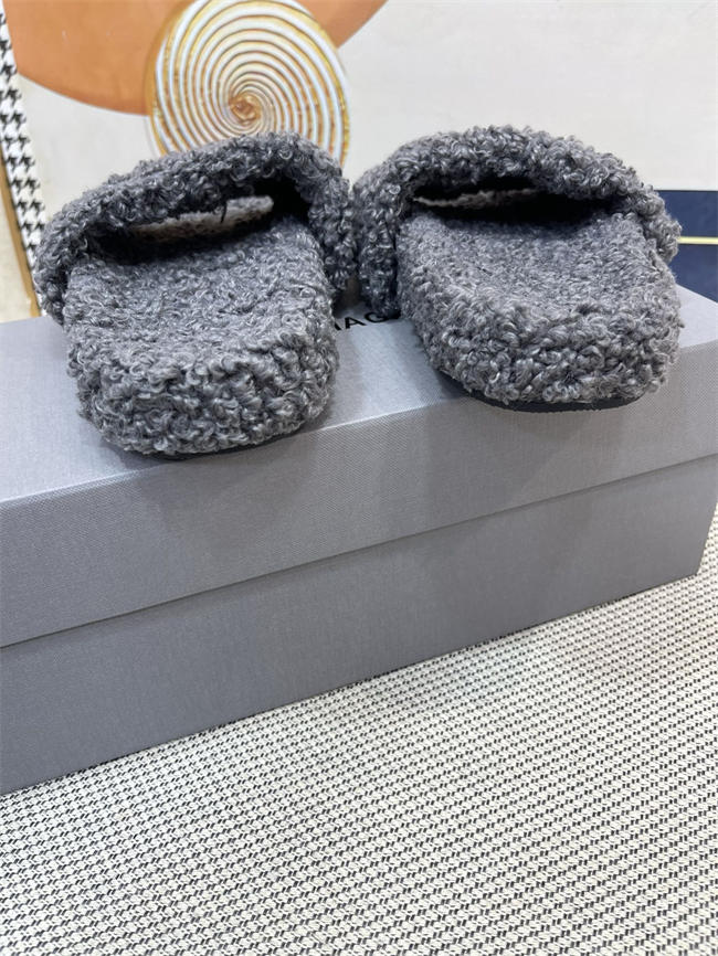 Balenciaga Furry Slide Sandal
