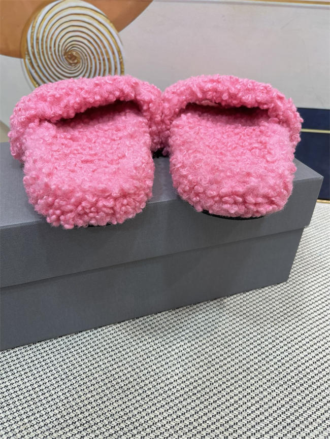 Balenciaga Furry Slide Sandal
