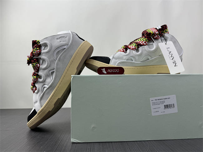 Lanvon Leather CurbWhite Black Gum FW-SKDK02-DRAG-A2100