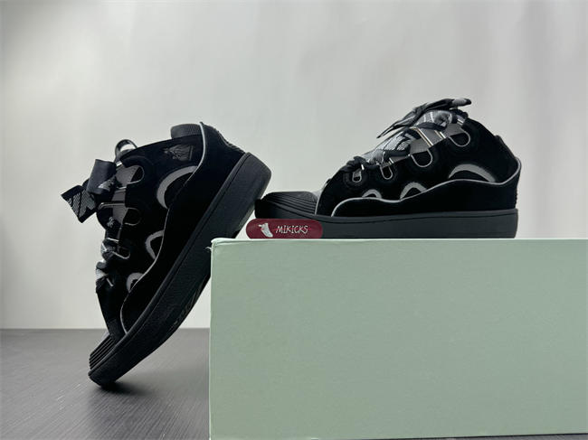 Lanvon Curb SneakerBlack Grey FM-SKRK11-REFL-P2210