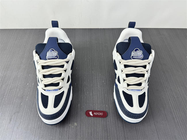 Luis Vitton LV Skate Sneaker Marine White 1AARRL