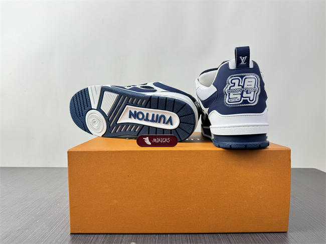 Luis Vitton LV Skate Sneaker Marine White 1AARRL